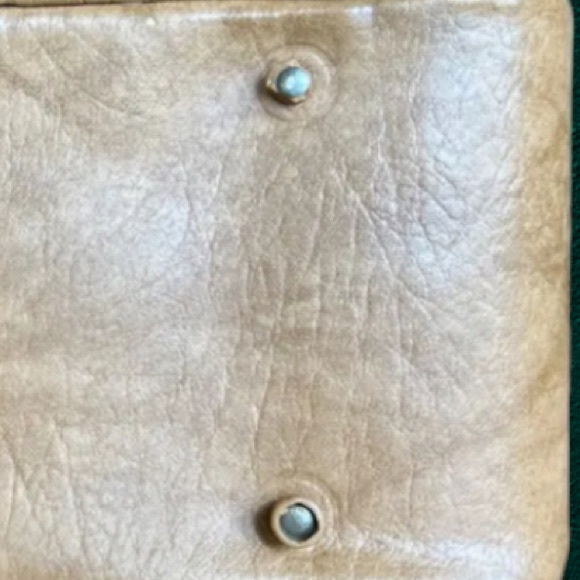 Vintage Sears Carry On Travel Tote‎ Weekender Bag - Camel Tan- Mid Size- Unisex - Picture 8 of 8